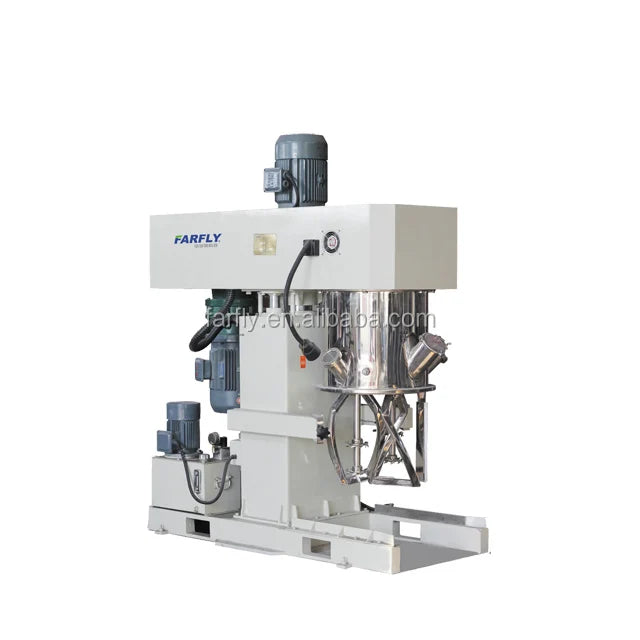 High viscosity two shaft hot melt adhesive planetary mixer with heater