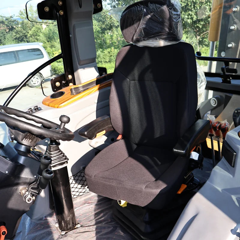 Shandong Factory Price High Quality Front Digger Loader 388 Model 4x4 Back Hoe Loader Excavator