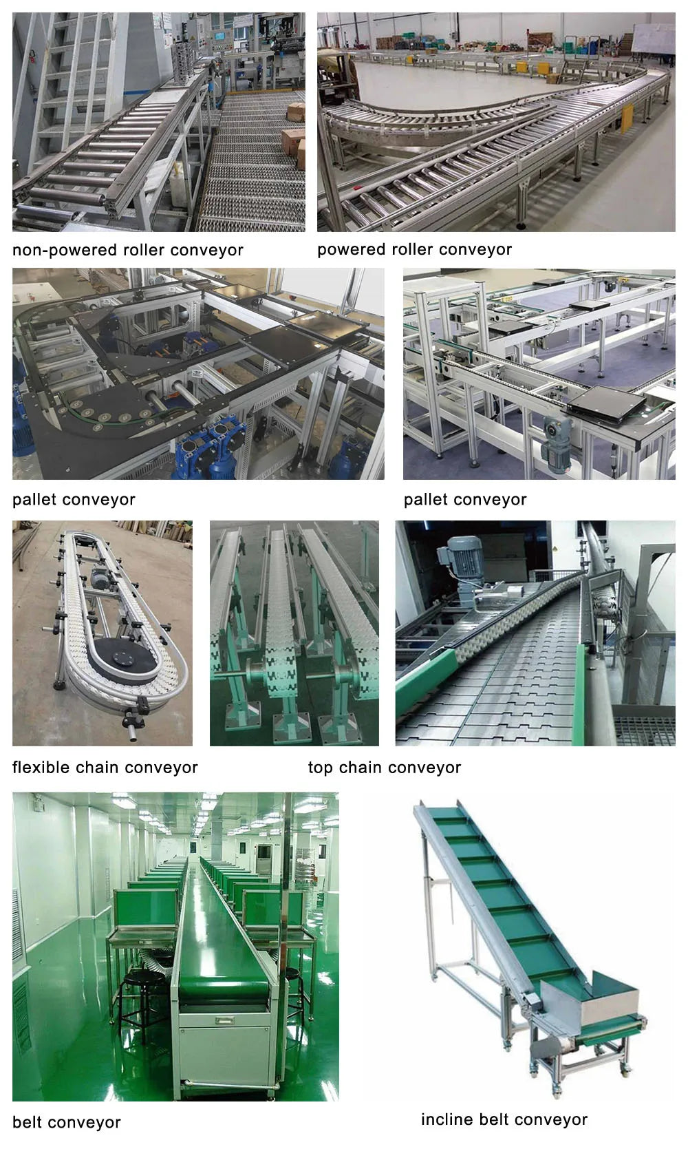 ZhengHe Pallet conveyor system XI-TS5 by rollers for engine assembly detection line