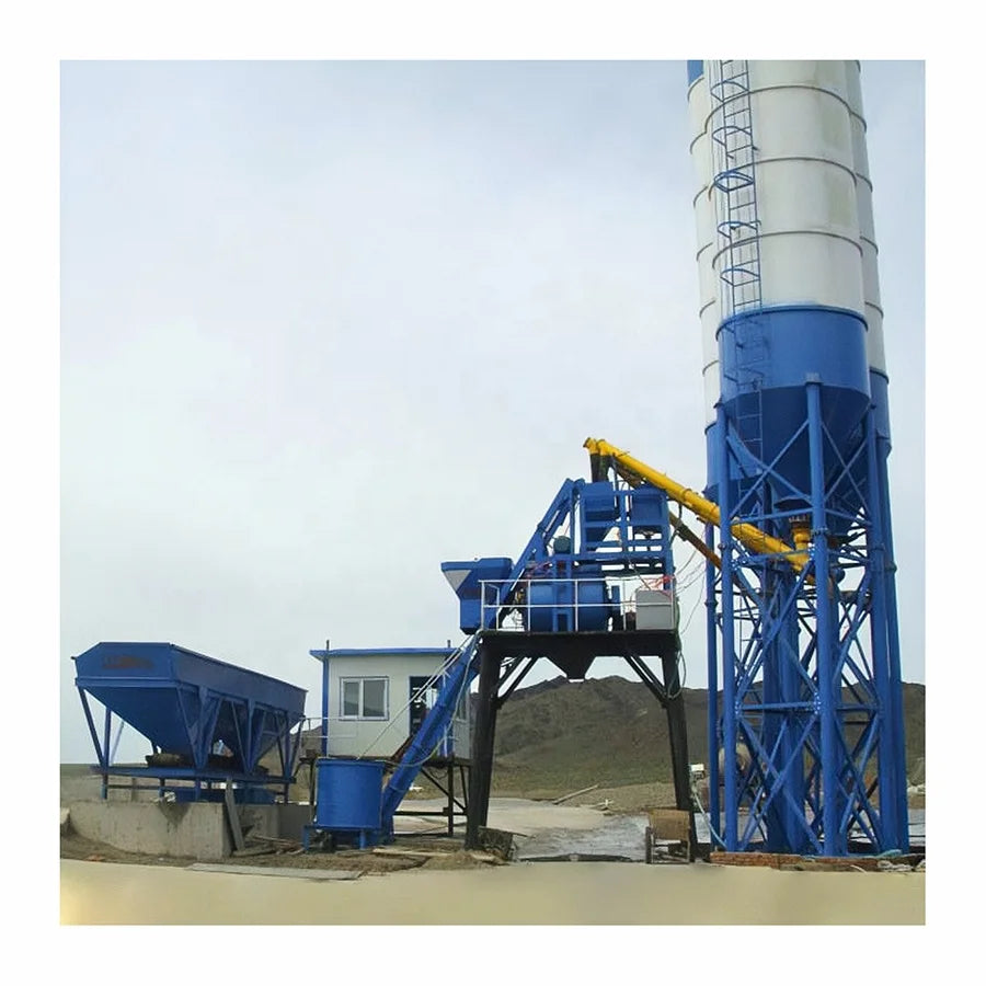 Fully automatic Capacity 25 30 50 60 100 120 180 cbm hr complete Ready mix Concrete Batching Mixing Plant system