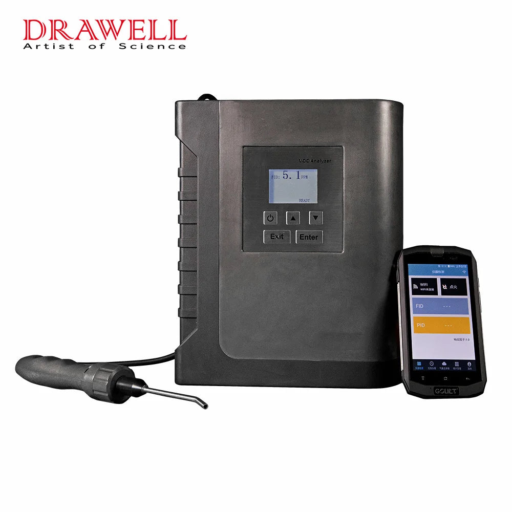 DW-EXPEC3100 Total Hydrocarbon Detection FID & PID VOC Analyzer Gas Analyzer Portable