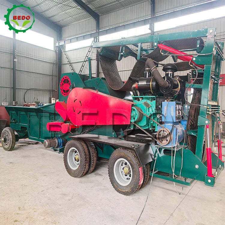 Factory Direct Sale Forestry Building Waste Wood Tree Grinder Tractor Wood Chipper Shredder Tree Logs Cutting Machine