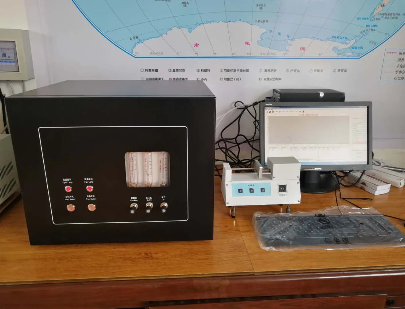 Automatic ASTM D5453 Ultraviolet Fluorescence Diesel Engine Fuel Sulfur Analyzer/ Petroleum Sulfur Content Tester