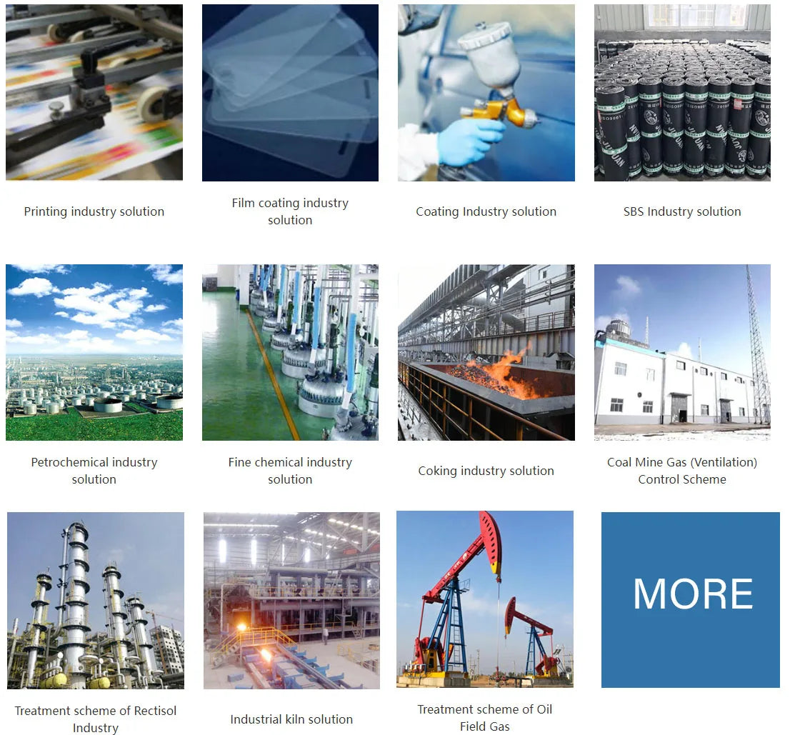 Waste Gas VOCs Exhaust Gas Treatment RTO Regenerative Thermal Oxidizer For Film coating SBS Industry Environmental Protection