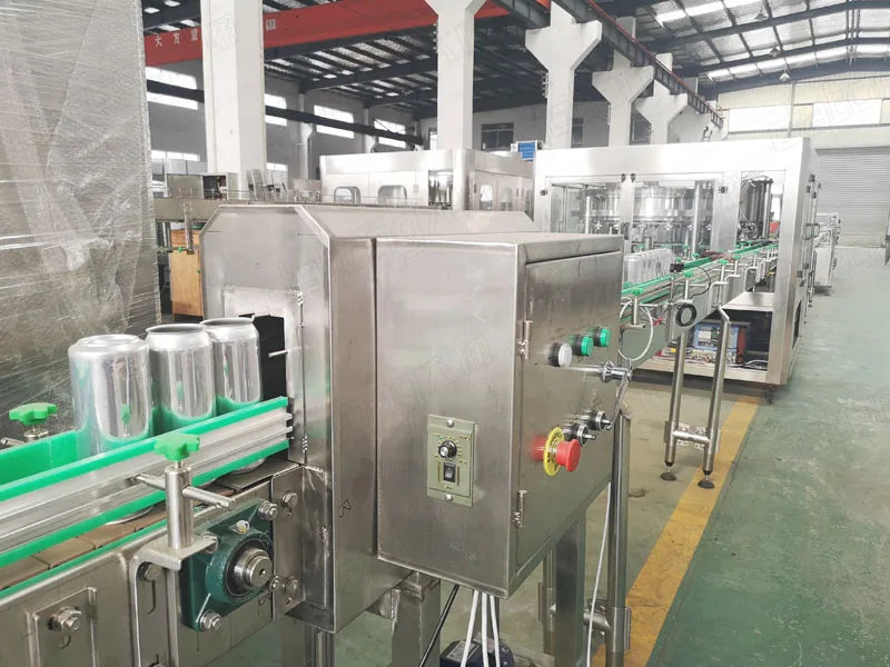 Full Automatic Soft Drinks Canning Filling Machine Carbonated Beverage Can Making Equipment