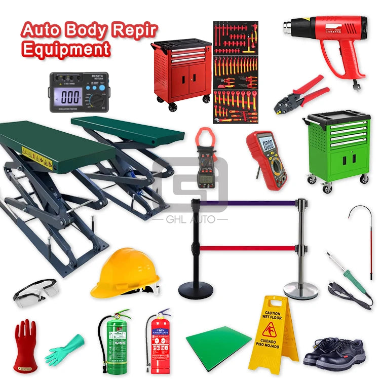 Complete workshop Garage Equipment Auto Lift Combo Tyre Changer Car Lift Balancer Machines Repair for 4S Store