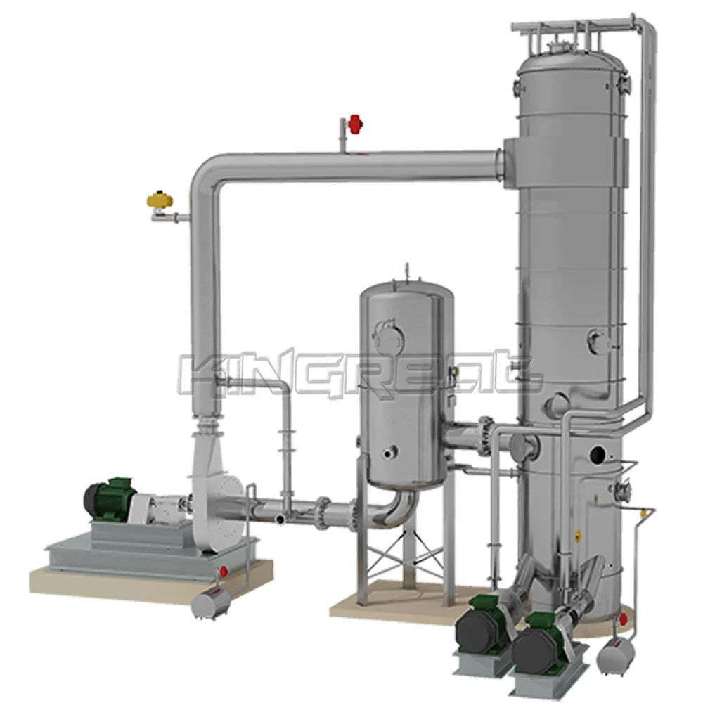 Large Output Salt Production Equipment MVR System Forced Circulation Evaporator