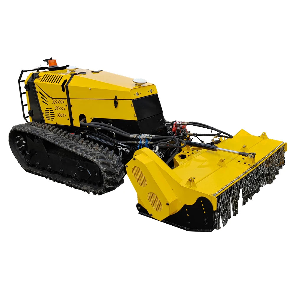 Large bush Mower Efficient heavy duty large/4 stroke crawler remote control shingle mower