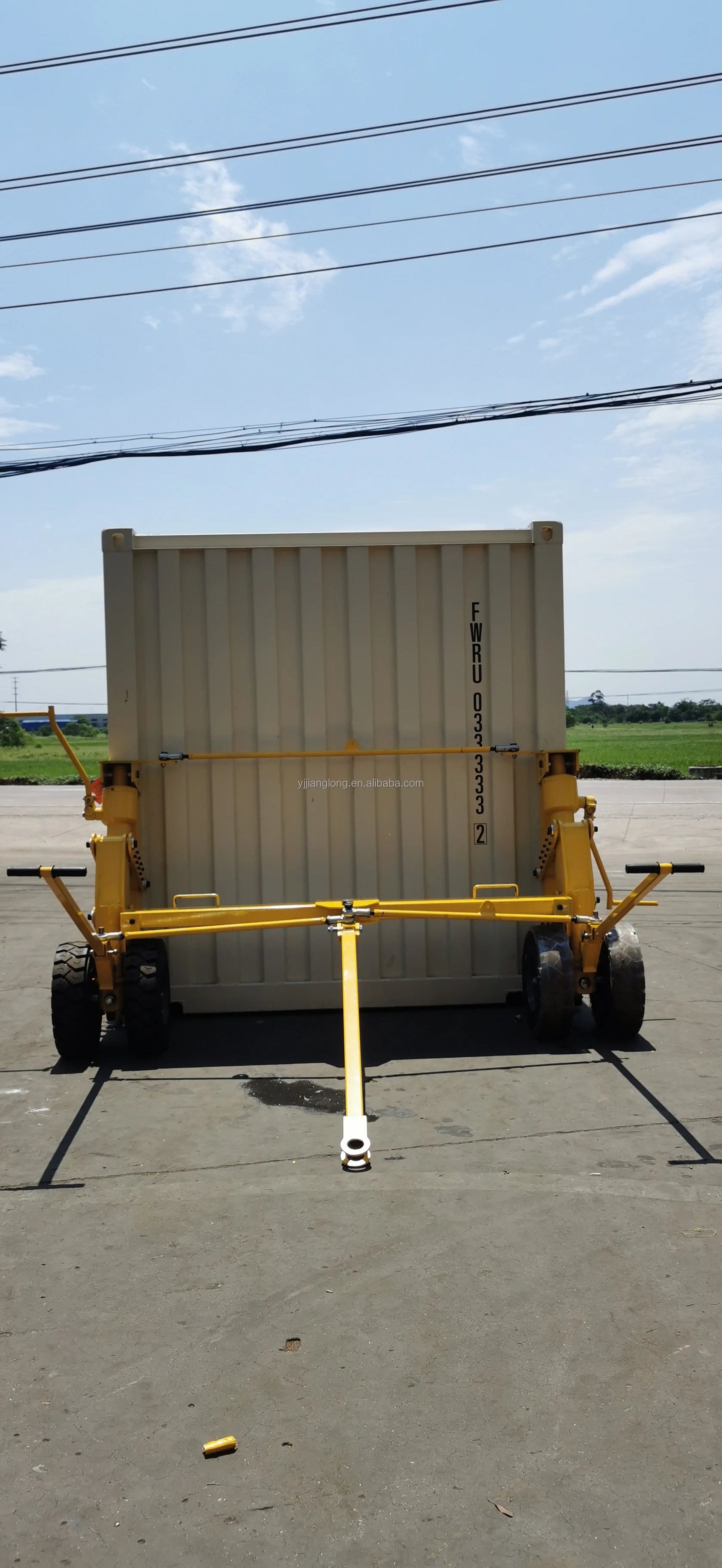 30 Tons for 4pcs Rubber Lifting Caster Container Caster Super Heavy Duty Caster, Car Jack, Container Lifting & Transport System