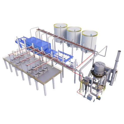 Air Pollution Control VOCs Exhaust Gas Treatment RTO Regenerative Thermal Oxidizer For Coating Chemical Printing Petrochemical