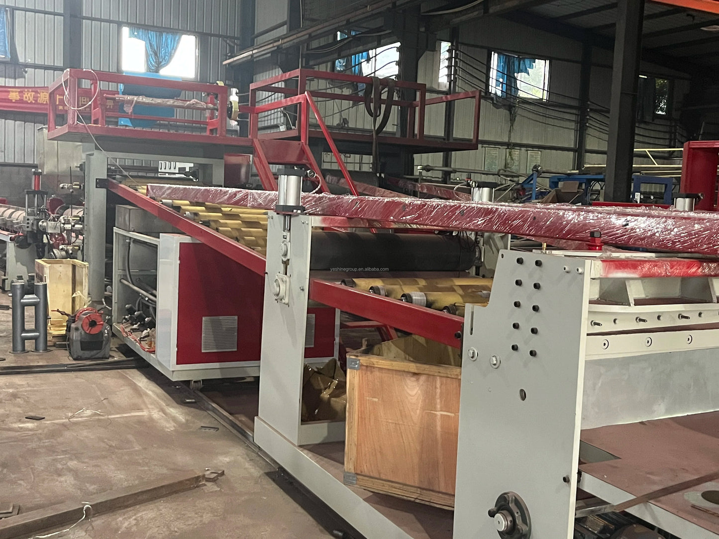 YESHINE Fully automatic High Accuracy Luggages Suitcase ABS PC Sheet Extruder Making Machine