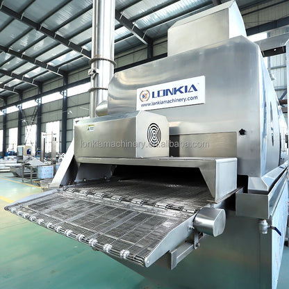 Factory Supply Electric/Gas/Diesel Tunnel Oven Industrial Oven Baking Oven linear oven For Pork Roast Machine