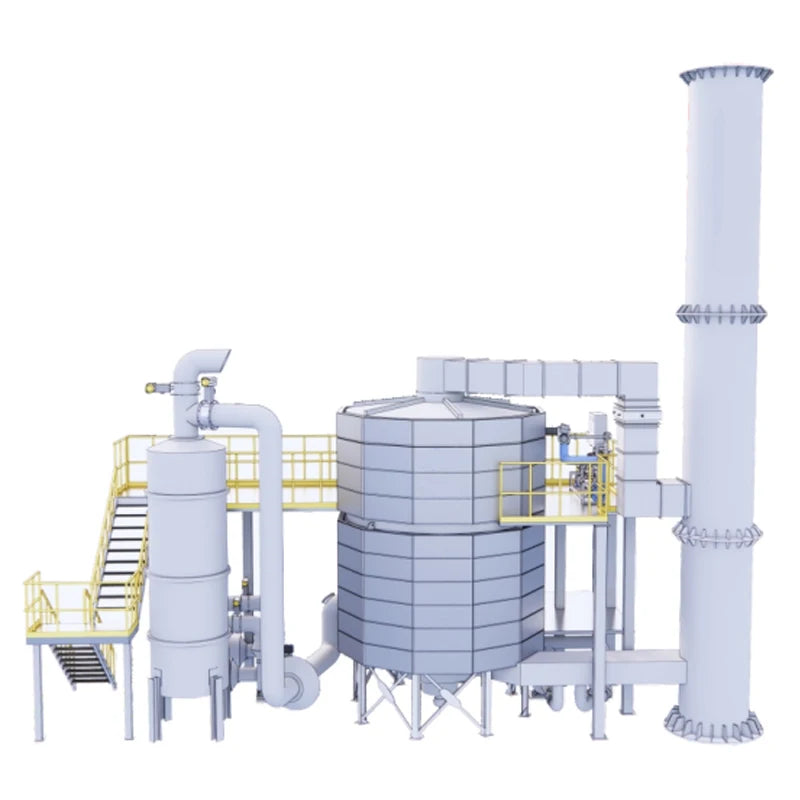 Air Pollution Control VOCs Exhaust Gas Treatment RTO Regenerative Thermal Oxidizer For Coating Chemical Printing Petrochemical
