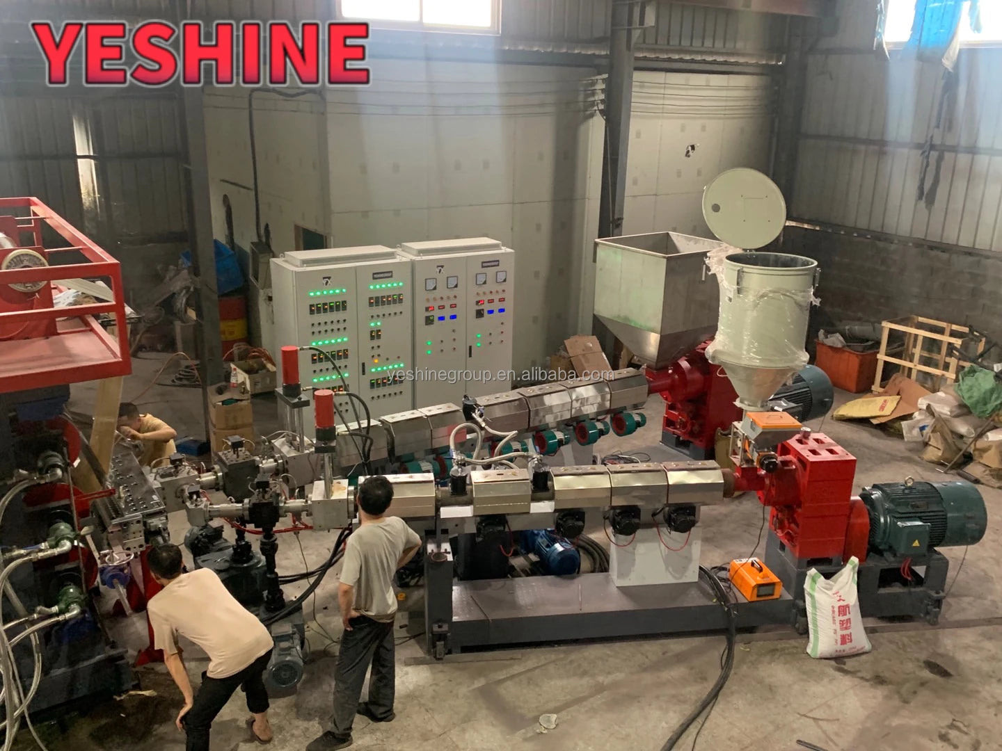 YESHINE Fully automatic High Accuracy Luggages Suitcase ABS PC Sheet Extruder Making Machine