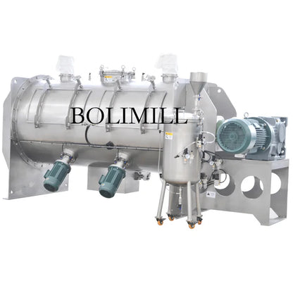 Stainless Steel Herb Seasoning Powder Mixing Machine Semi-solid Plough Shear Mixer Chopper Blender
