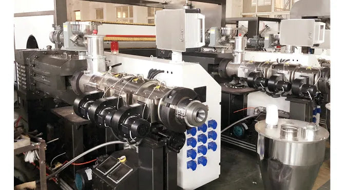 High performance twin screw extruder for plastic PVC pipe machine