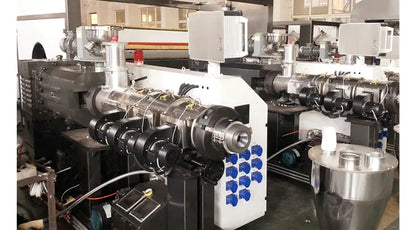 High performance twin screw extruder for plastic PVC pipe machine