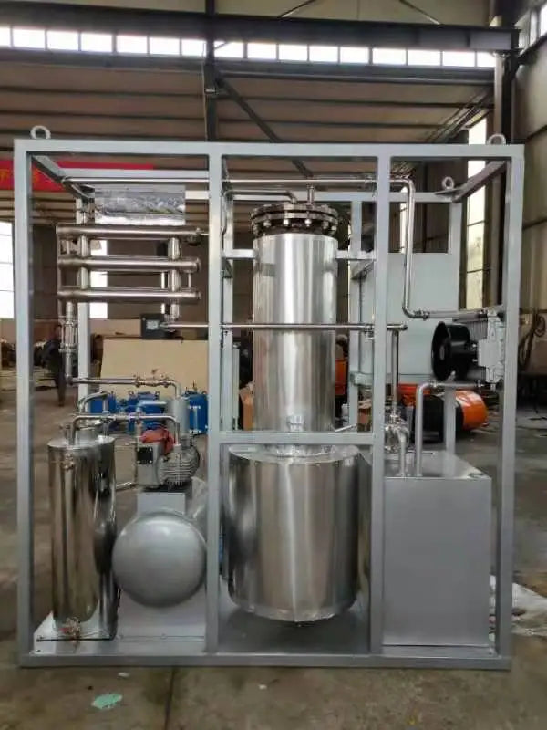 Plastics Pyrolysis Oil to Diesel Black Oil Distillation Plant Distillation Equipment For Crude Oil
