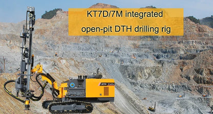 Hot selling Integrated Surface KT7D mining equipment built-in air compressor mining blasting drilling rig machine for sale