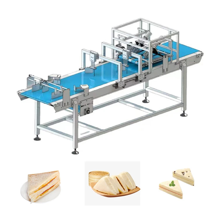 Automatic Ultrasonic sandwich two-row cutting machine cake cutting tools bread cutter