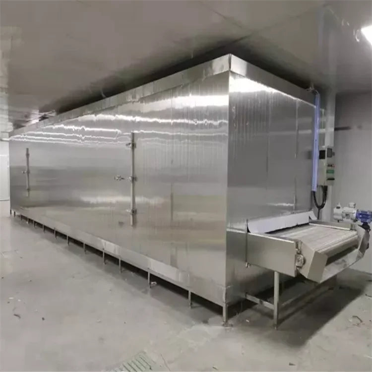 IQF machine industrial Quick belt tunnel freezer with 150 kg capacity for fruits and vegetables freezing process