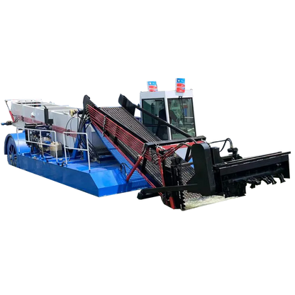 Keda aquatic harvester river and lake cleaning machine for sale Grass Harvester Combine Machinery