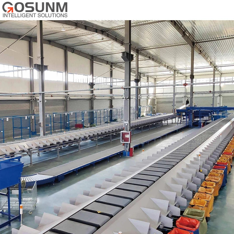 Factory Manufacturing Intelligent Express Parcel Sorting and Conveying System Professional DWS Circulation Sorting Line