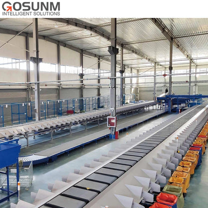 Factory Manufacturing Intelligent Express Parcel Sorting and Conveying System Professional DWS Circulation Sorting Line