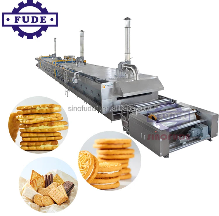 Factory direct sales PLC controlled best price biscuit cookie machine biscuit-making-machine