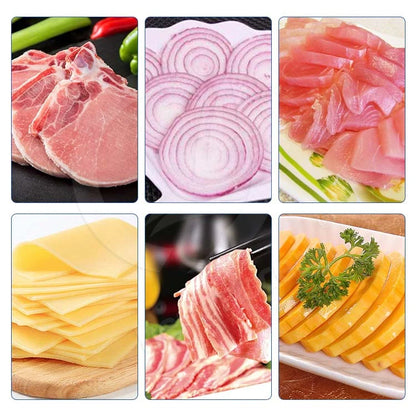 OCEAN Automatic Frozen Pork Belly Slice Machine Bacon Slicer Butcher Meat Steak Cut and Slice Machine