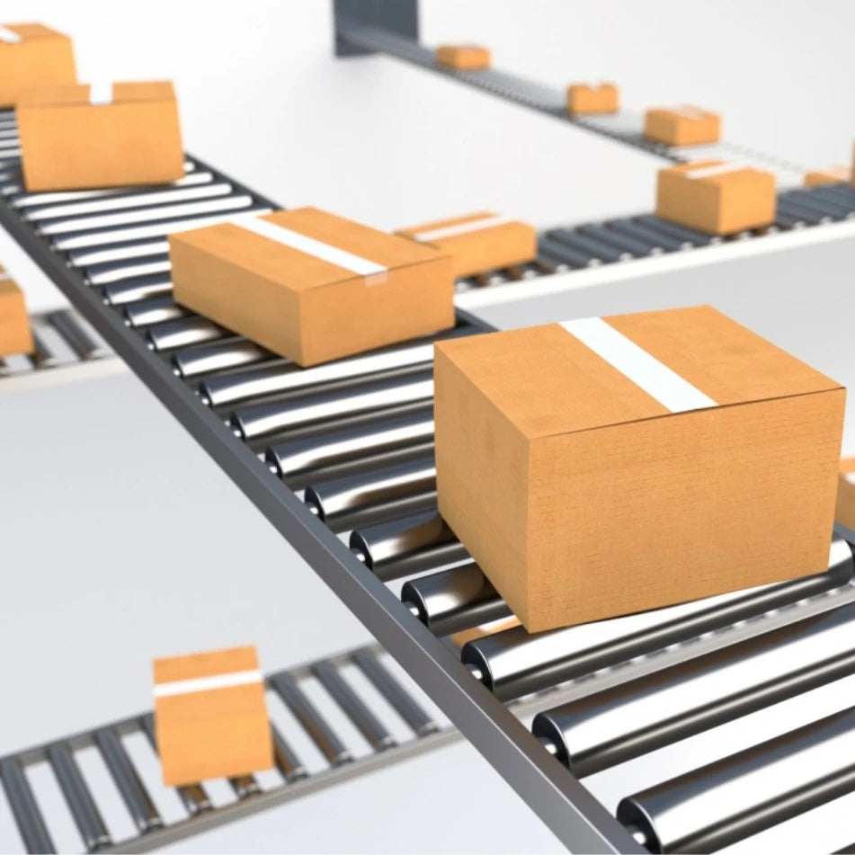 SENTAO Flexible Carbon Steel Motorized Roller Logistics Conveyor Line