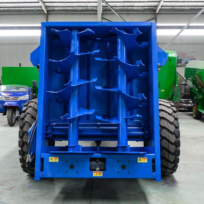 12 cubic solid organic manure waste fertilizer cow cattle sheep dung spreader for farm