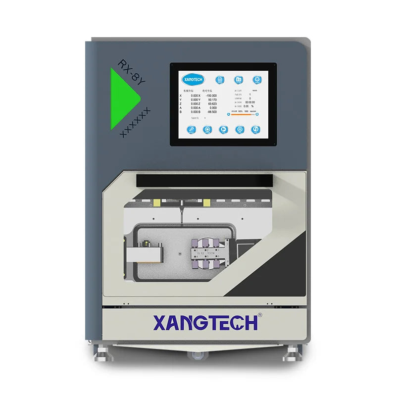 Xangtech Dental RX-8Y 5 Axis Wet Milling Machine For Lithium Disilicate Titanium Pillar