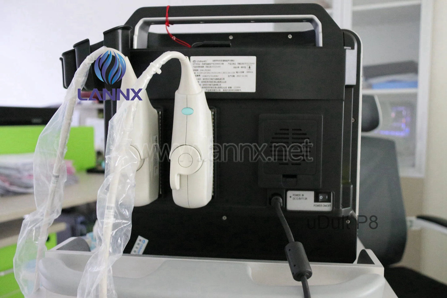 LANNX uDult P8 Most Popular medical ultrasonido 3D 4D portable color Doppler ultrasound Trolley hospital use Ultrasound Scanner