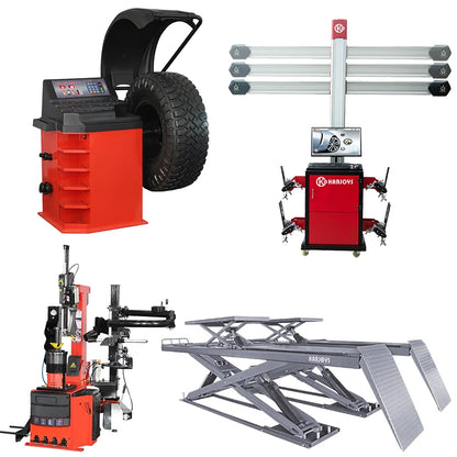 Customized Full Set Car Maintenance Equipment Wheel Alignment Tyre Changer for Workshop Repair Customized Vehicle Equipment