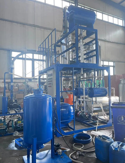 Plastics Pyrolysis Oil to Diesel Black Oil Distillation Plant Distillation Equipment For Crude Oil