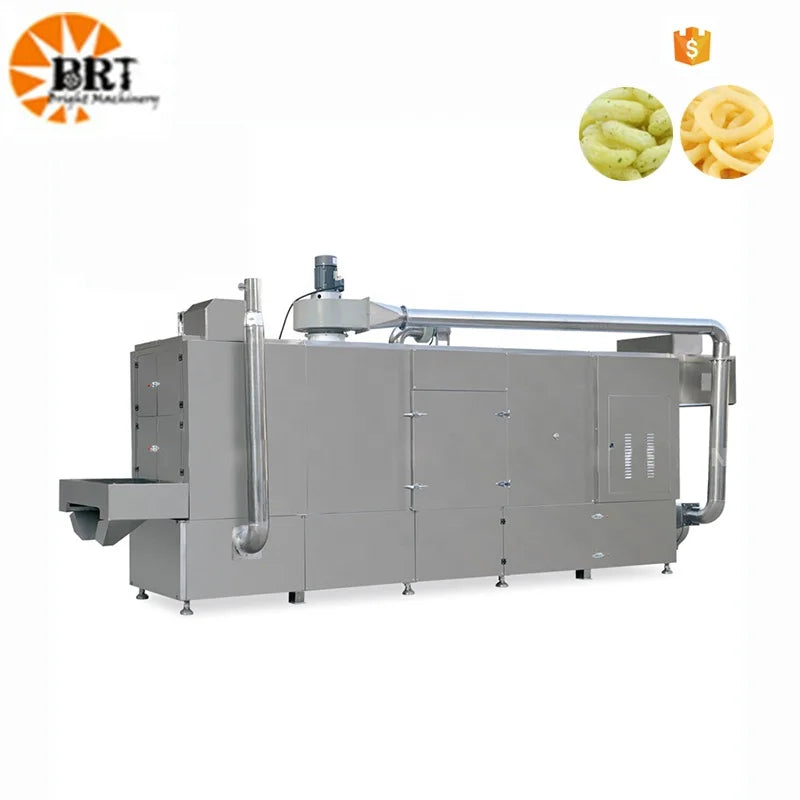 automatic corn snack extruder corn puff snacks extruding machinery double screw puff snacks food machine