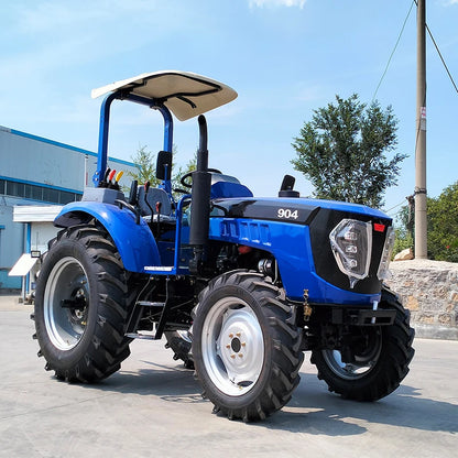 90HP multifunction agricolas 4wd farmer tractores compact agriculture small farm tractor
