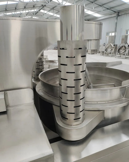 Good quality multi-claws planetary jacketed kettle automatic gas heating frying machine with mixer commercial granule fryer