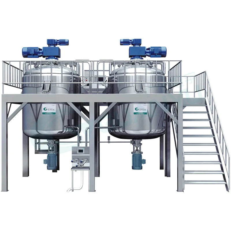 Car chemical accessories making machine lubricant oil stirring vessel with agitator car paint car wax mixer tank with blender