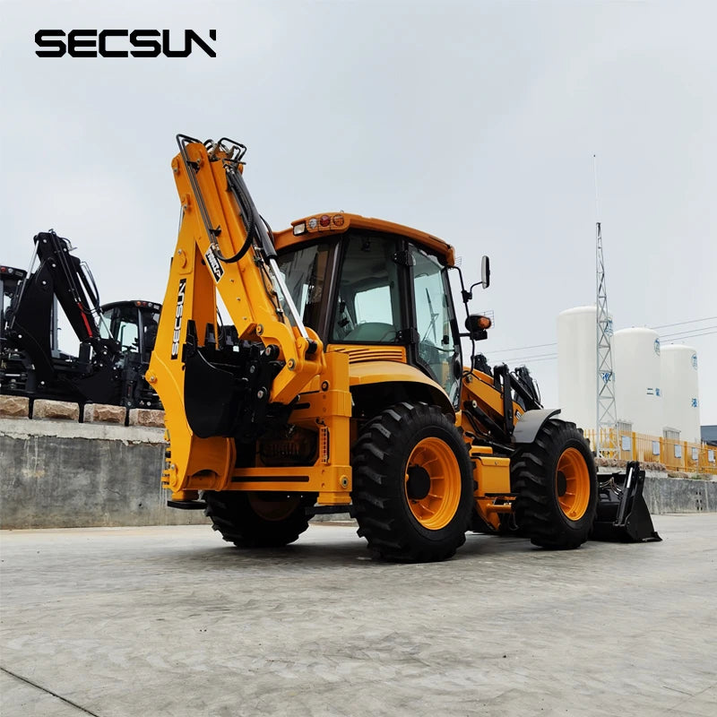 Hot sale compact 2.5 Ton Backhoe Excavator Loader 4x4 Wheel BLT388 388 Backhoe Loader with Price