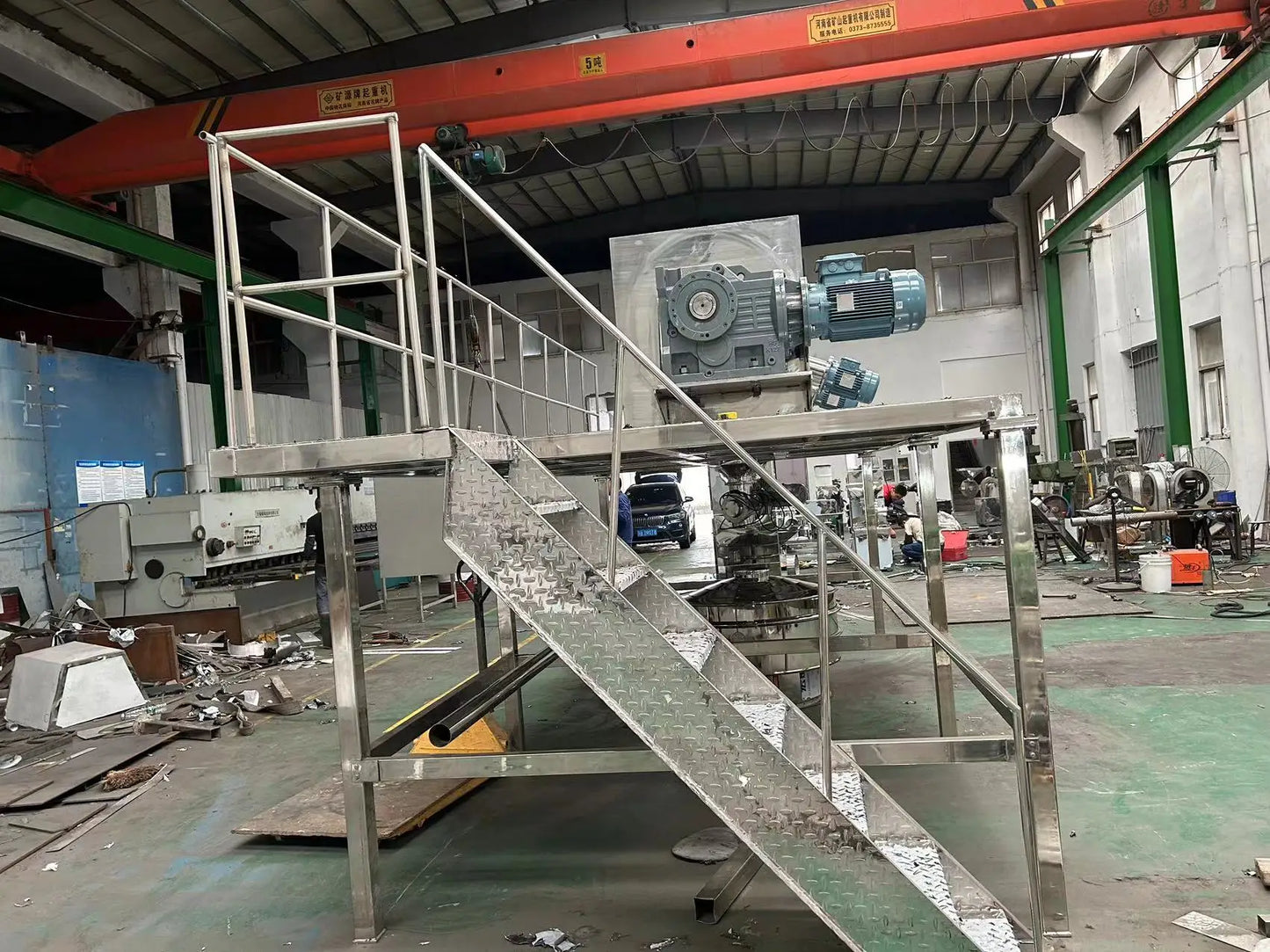 Industrial Dry Powder Mixer Plough Shear Mixer Plough Blender Food Mixing Machine