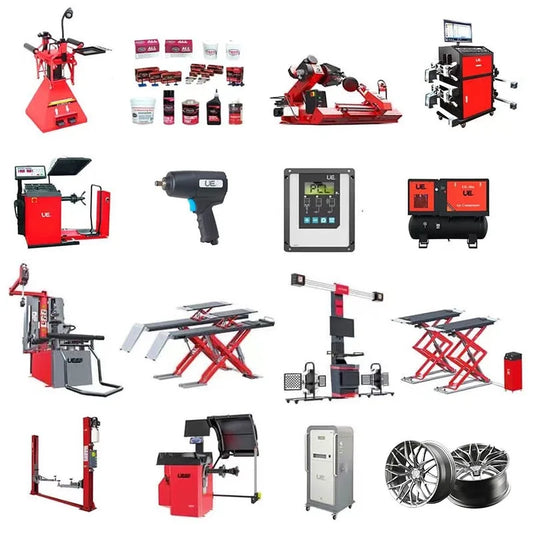 Car maintenance solution tire changer and balancer combo