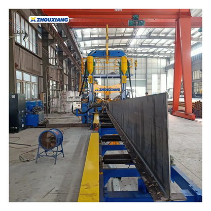 H Beam Gantry Type Metal Welding Straightening Machine-Auto For Steel Structure Production Line