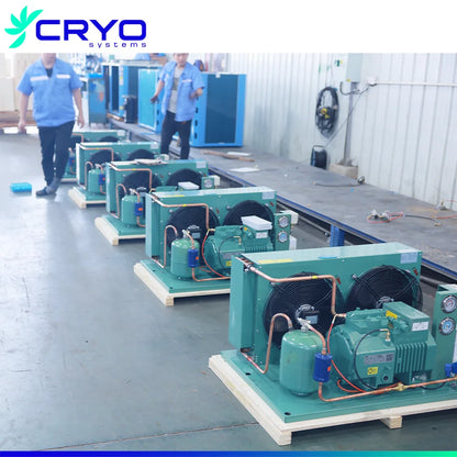 Low temperature industrial refrigeration equipment freezing freezer condensing units