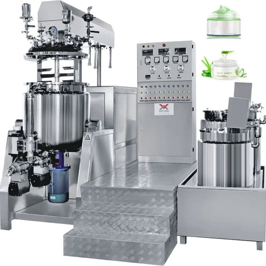 1000L Hydraulic Lifting Mixer Vacuum Emulsifying Mixer Cosmetic Homogenizer Flexy 2 in 1 Blender & Grinder 2200w | 4 L Jar (co