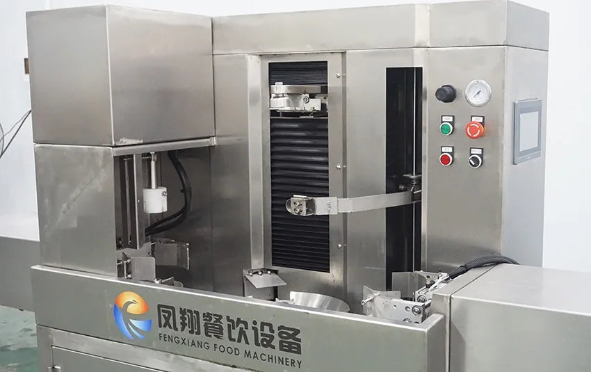 Automatic Pineapple Papaya Peeling Coring head and tail cutting separating machine