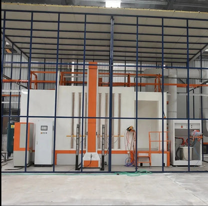 Automatic Powder Coating Machine Powdercoating Booth System For Powder Spray Booth With Powder Recycling System