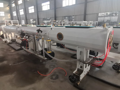 Flexible HDPE Plastic Pipe Tube Water Supply Drainage Single Screw Irrigation Extrusion Making Machine Line