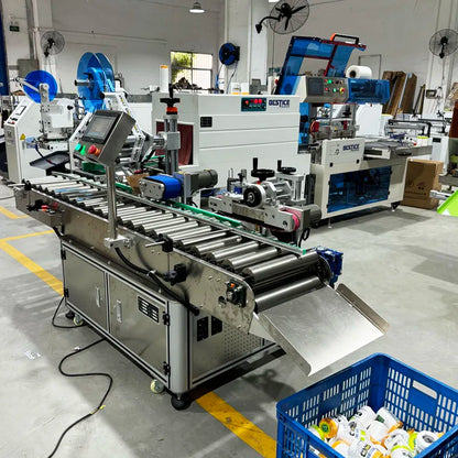 automatic multifunction sealing packing shrinking and labeling machine for masking film and paper masker roll